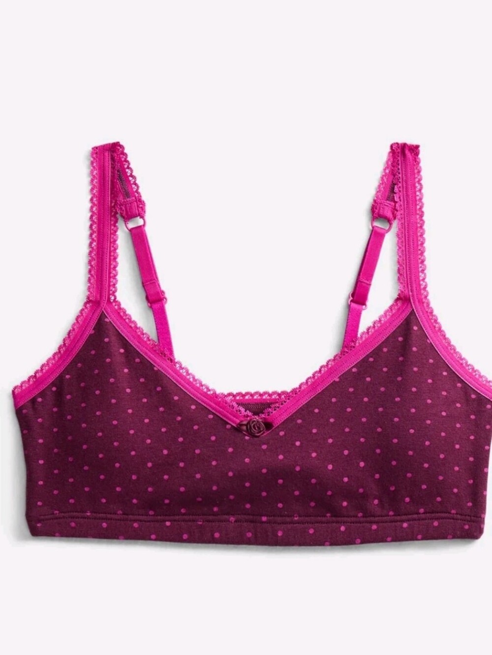 Weekend Academy Girls 2Pk Cotton Triangle Bralette,